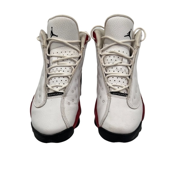 Nike Air Jordan 13 XIII Retro White Red Chicago Bulls Sneakers Size 5.5 Youth - Picture 3 of 8